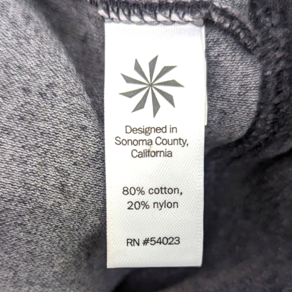 Athleta Cross Cross Velour Sweater Dress Womens Medium Grey Long Sleeve Pullover - Picture 12 of 12